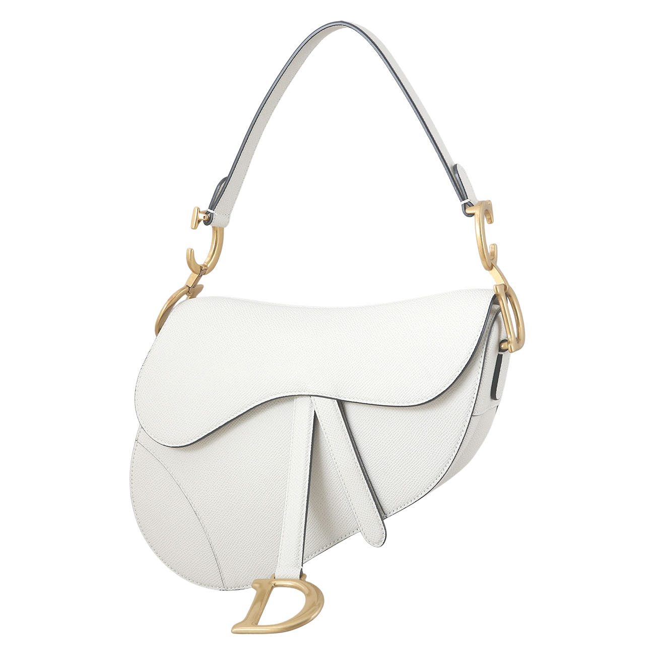 CHRISTIAN DIOR(USED)크리스찬디올 레더 새들백 & 스트랩